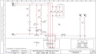 lecture des schémas électrique de lextrudicc variateur siemens [upl. by Rojam721]