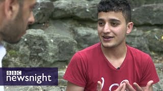 Whats it like to be a child refugee in the UK Newsnight [upl. by Nolrev]