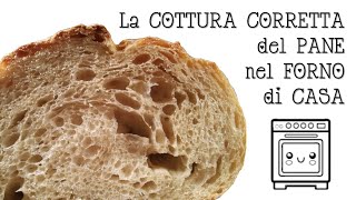 LA COTTURA CORRETTA DEL PANE nel forno di casa [upl. by Aicxela]