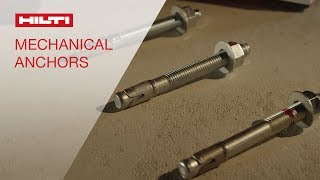 REVIEW of the Hilti anchor portfolio  KWIK BOLT® anchors [upl. by Kuster]