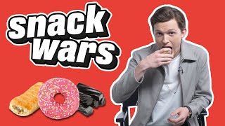 Tom Holland Tries Best British And American Snacks  Snack Wars [upl. by Terb]