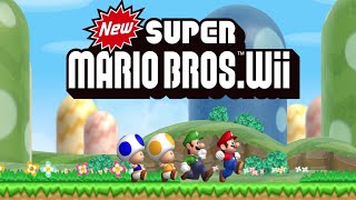 New Super Mario Bros Wii  Full Game Walkthrough [upl. by Itsirhc25]