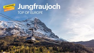 Jungfraujoch  Top of Europe mit dem neuen Eiger Express [upl. by Ahsats819]