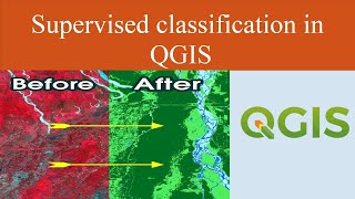 Supervised Classification in QGIS [upl. by Aynekat561]