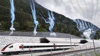 Worlds Longest Rail Tunnel Opens in Switzerland [upl. by Melita]