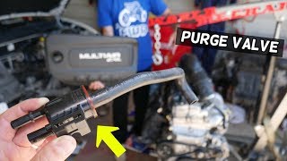 PURGE VALVE REPLACEMENT LOCATION JEEP CHEROKEE COMPASS RENEGADE 24 [upl. by Graig]