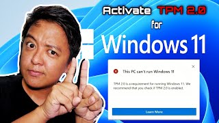 How to Enable TPM 20 for Windows 11 for Gigabyte Motherboard [upl. by Nnalyrehs]