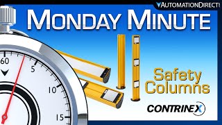 Contrinex Safety Light Curtain Columns amp Mirrors  Monday Minute at AutomationDirect [upl. by Henke782]