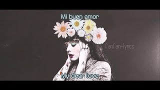 Mi Buen Amor  Mon Laferte ft Enrique Bunbury  Letra Español  English translation Lyrics [upl. by Ysirhc477]