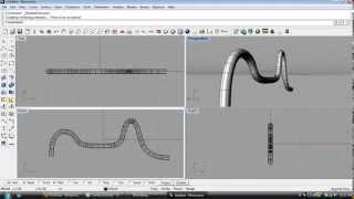 How To Create a Multi Directional Tube in Rhino 3D [upl. by Isman]