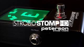 StroboStomp HD Official  High Definition Strobe Tuner Pedal [upl. by Riggs36]