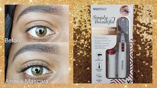 Vivitar Simply Beautiful Heated Eyelash Curler Review • 5 Below Makeup [upl. by Ylellan]