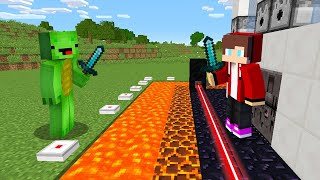 Mikey vs JJs Security House Battle in Minecraft [upl. by Eclud266]