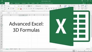 Advanced Excel  3D Formulas  Advanced Excel Tutorial [upl. by Yeldar]