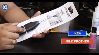 IKEA MILK FROTHER Review amp Battery Installation [upl. by Nyleimaj]