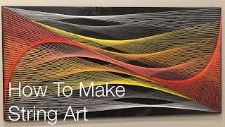 How to make String Art  Tutorial [upl. by Jollenta]