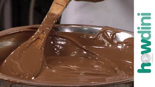 Melting chocolate How to melt and temper chocolate [upl. by Iel]