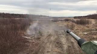 Firing some 40mm Bofors Cannon from Strf 90 [upl. by Conti]