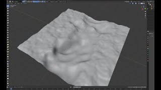 basic ground displacement in blender procedural tutorial [upl. by Martin]