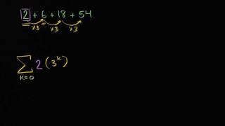 Writing geometric series in sigma notation [upl. by Ryley646]