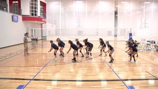 Shuffling Drill  Volleyball Drill [upl. by Swope]