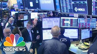 Stock Trading Halted After Markets Plunge At Market Open  NBC News [upl. by Ymeon635]