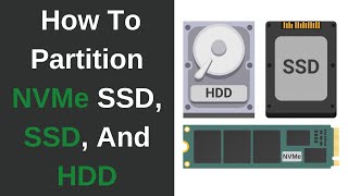 How To Partition Your SSD m2 NVMe SSD And HDD In Windows 10 [upl. by Bluefarb]