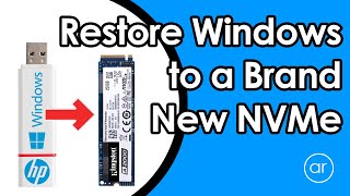 Upgrade to an M2 NVMe SSD and Restore Windows 10 without Cloning [upl. by Notac887]