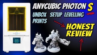 Anycubic Photon S unbox setup levelling print amp HONEST review by VOGMAN [upl. by Aray]