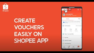 Shopee Seller Education How to set up vouchers via Shopee APP [upl. by Enninaej]