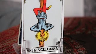 How to Read the Hanged Man Card  Tarot Cards [upl. by Enidualc506]