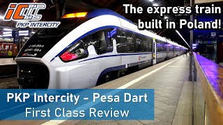 The PKP InterCity ED161 Pesa Dart  First Class Review Łódź to Warszawa [upl. by Arekat382]