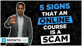 5 signs that an online course is a scam [upl. by Ardaed604]