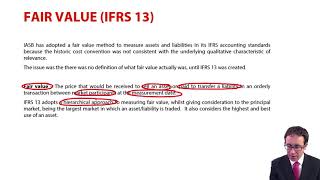 Fair value IFRS 13  ACCA Financial Reporting FR [upl. by Eecak]