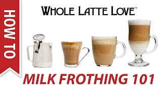 Milk Frothing for Beginners [upl. by Mala]