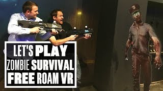 FreeRoam Zombie Survival VR At Zero Latency In Nottingham  Ians VR Corner [upl. by Wilton536]