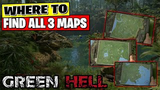 ALL 3 Map Locations  Green Hell 🌴 [upl. by Golding]