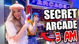 I FOUND A SECRET ARCADE  3AM CHALLENGE  w Lyssy Noel [upl. by Yannodrahc554]