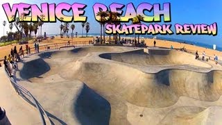 Skatepark Review Venice Beach Skatepark  Venice California [upl. by Rattan665]