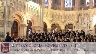 Personent Hodie Festival Processional  Loyola Academy Honors Chamber Singers Chorale amp CVE [upl. by Allicerp]