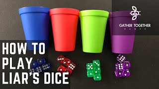 How To Play Liars Dice [upl. by Eetnuahs]