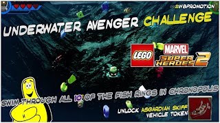 Lego Marvel Superheroes 2 Underwater Avenger Challenge  HTG [upl. by Wilbert]