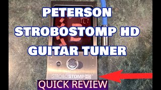 Peterson StroboStomp HD Guitar Tuner [upl. by Avilo]