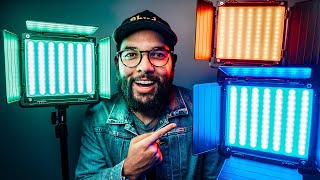 Best RGB Lighting Setup for YouTube Videos GVM 800D LED Lighting Kit Review [upl. by Aloz]