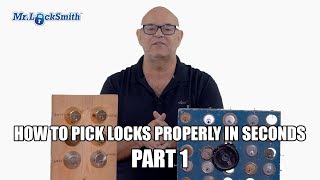 How To Pick Locks Properly In Seconds Part 1  Mr Locksmith™ [upl. by Dirraj]