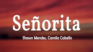 Shawn Mendes Camila Cabello  Señorita Lyrics Video [upl. by Yahc]