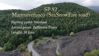 Marenevefuoco SP92 Splendid Sicilian roads [upl. by Hoo]