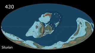 Plate Tectonics 540Ma  Modern World  Scotese Animation 022116b [upl. by Rimas]