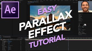 Easy Parallax Effect Tutorial in Adobe After Effects [upl. by Octavus382]