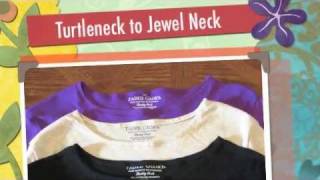 How to Change a Turtleneck into Lower Neckline [upl. by Bax]